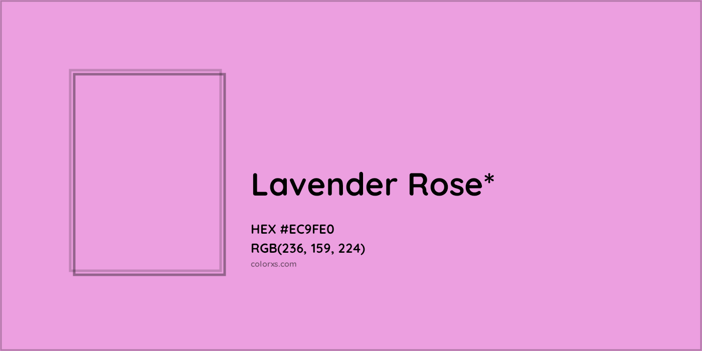 HEX #EC9FE0 Color Name, Color Code, Palettes, Similar Paints, Images