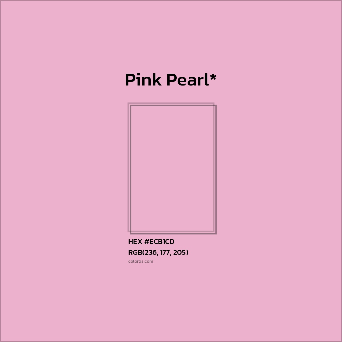 HEX #ECB1CD Color Name, Color Code, Palettes, Similar Paints, Images