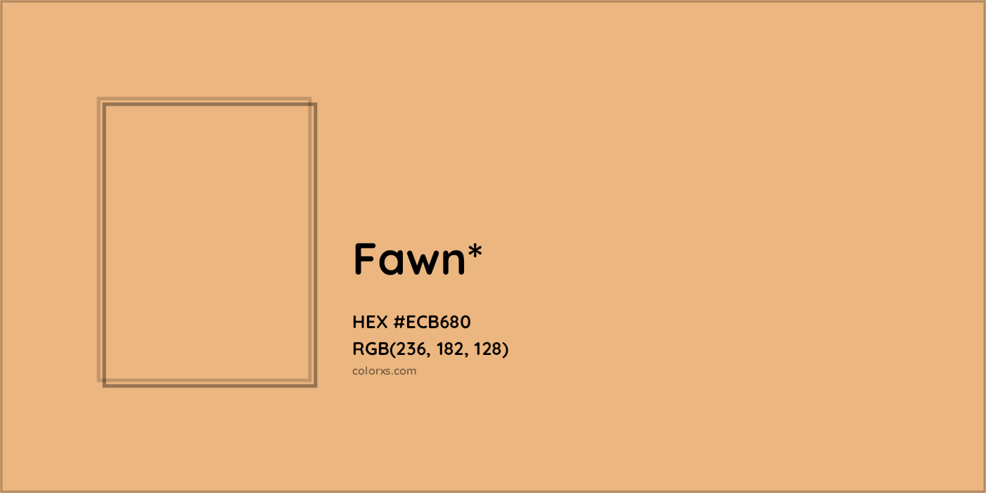 HEX #ECB680 Color Name, Color Code, Palettes, Similar Paints, Images