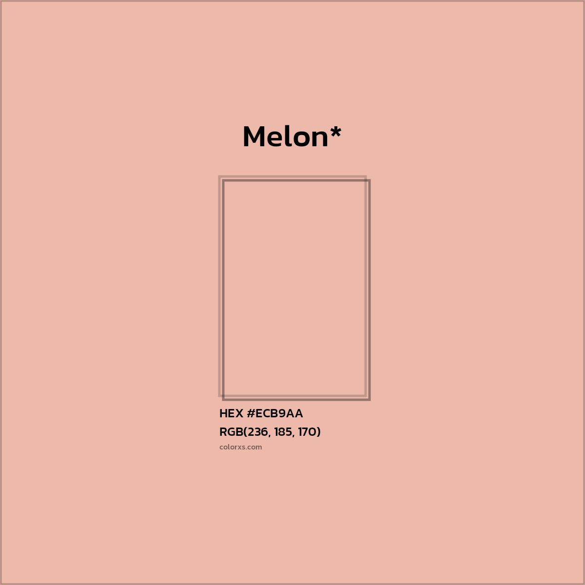 HEX #ECB9AA Color Name, Color Code, Palettes, Similar Paints, Images