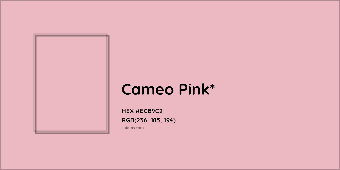HEX #ECB9C2 Color Name, Color Code, Palettes, Similar Paints, Images