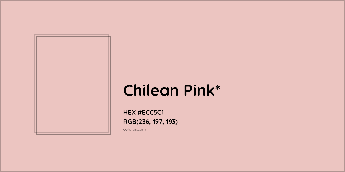 HEX #ECC5C1 Color Name, Color Code, Palettes, Similar Paints, Images