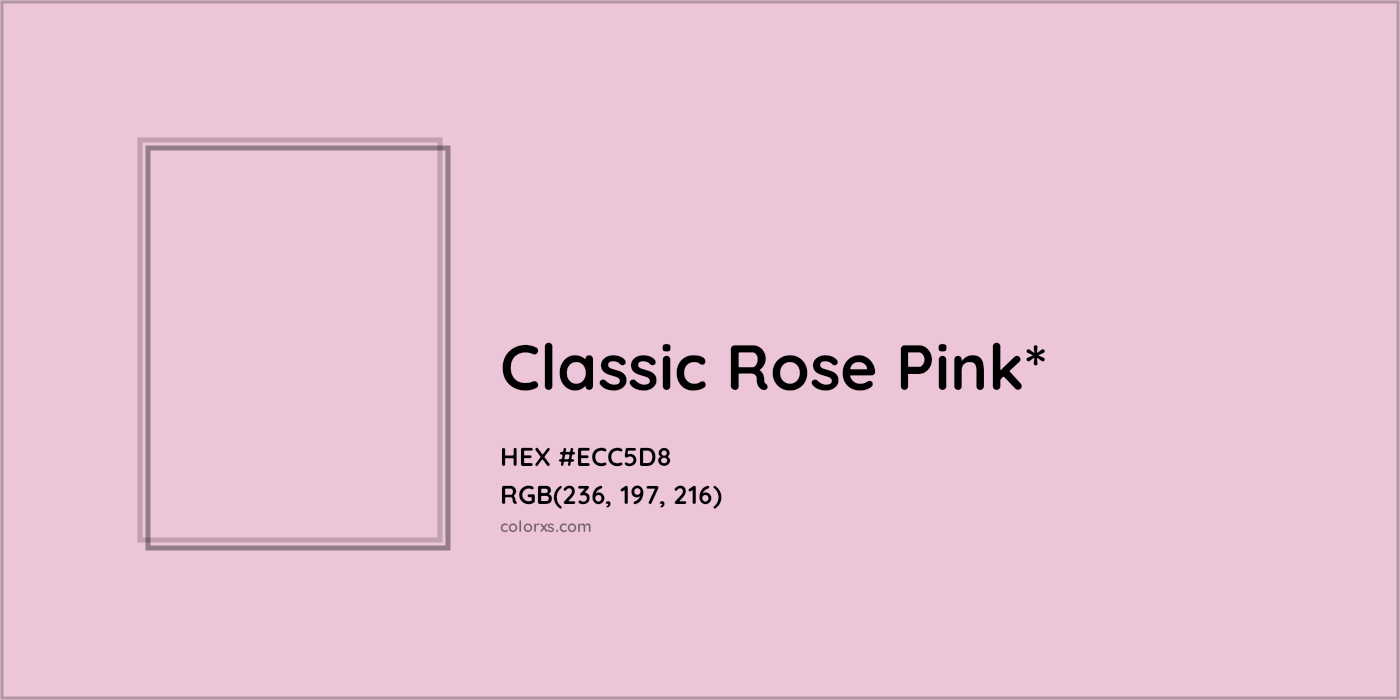 HEX #ECC5D8 Color Name, Color Code, Palettes, Similar Paints, Images