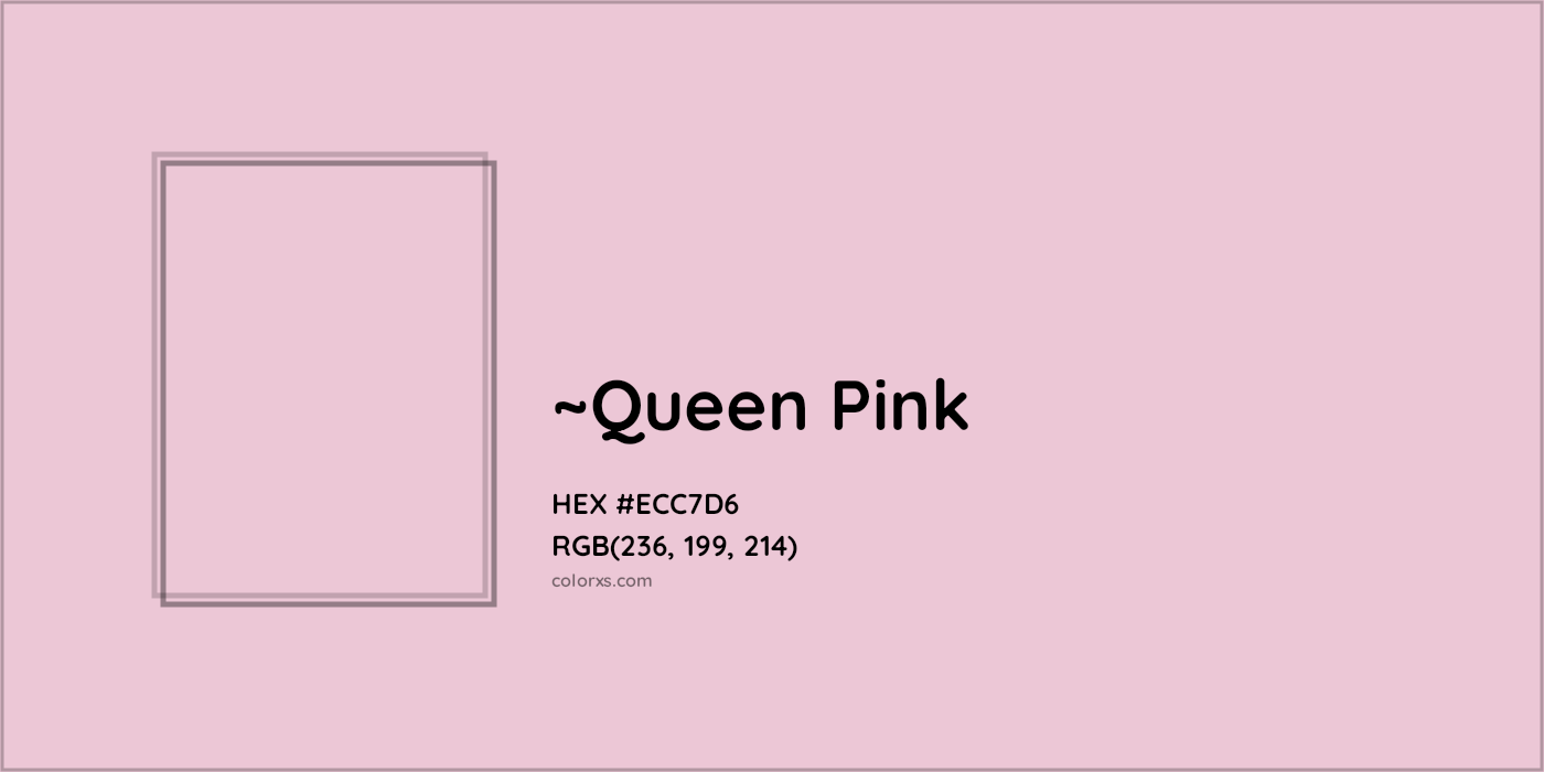 HEX #ECC7D6 Color Name, Color Code, Palettes, Similar Paints, Images