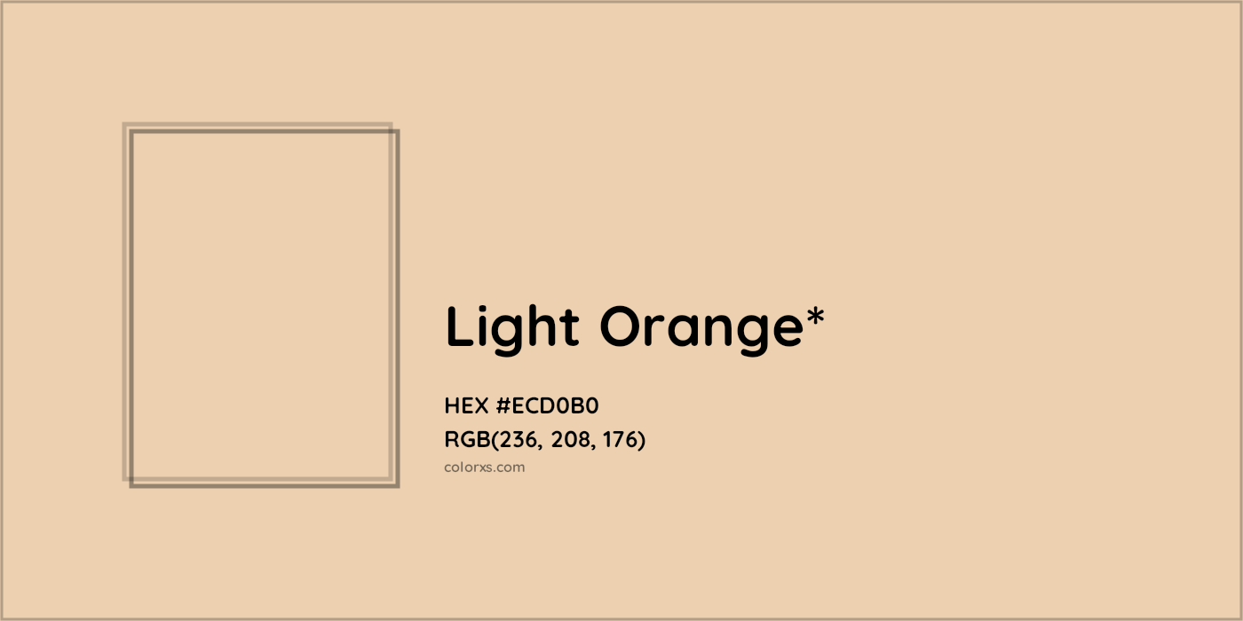 HEX #ECD0B0 Color Name, Color Code, Palettes, Similar Paints, Images