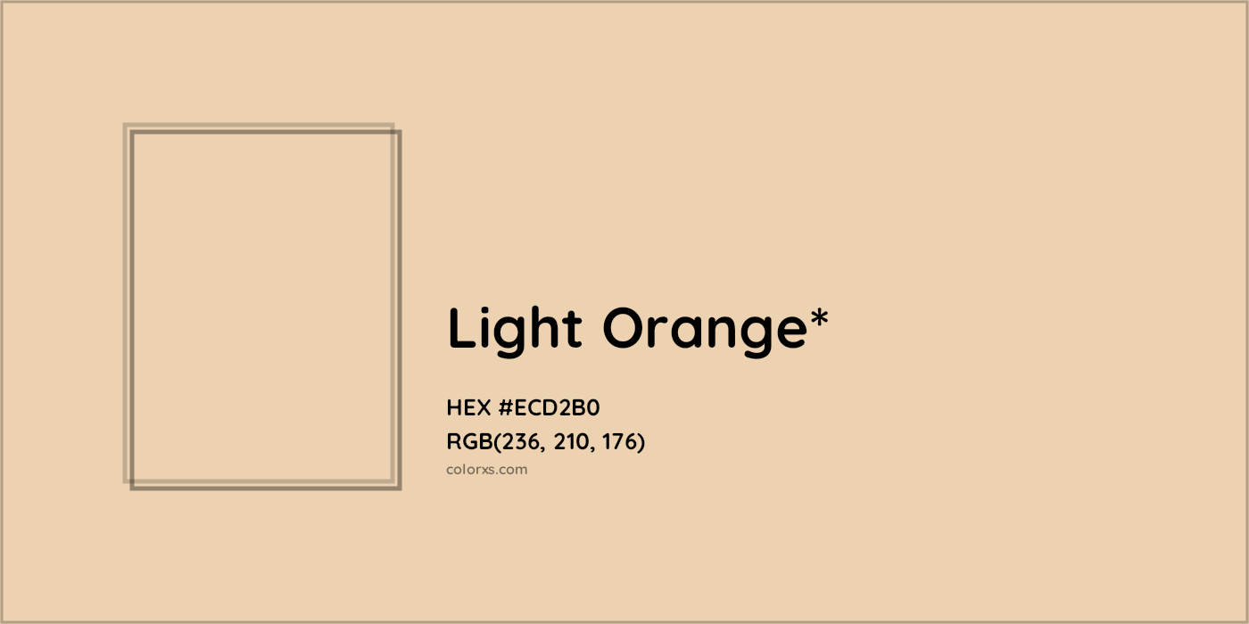 HEX #ECD2B0 Color Name, Color Code, Palettes, Similar Paints, Images