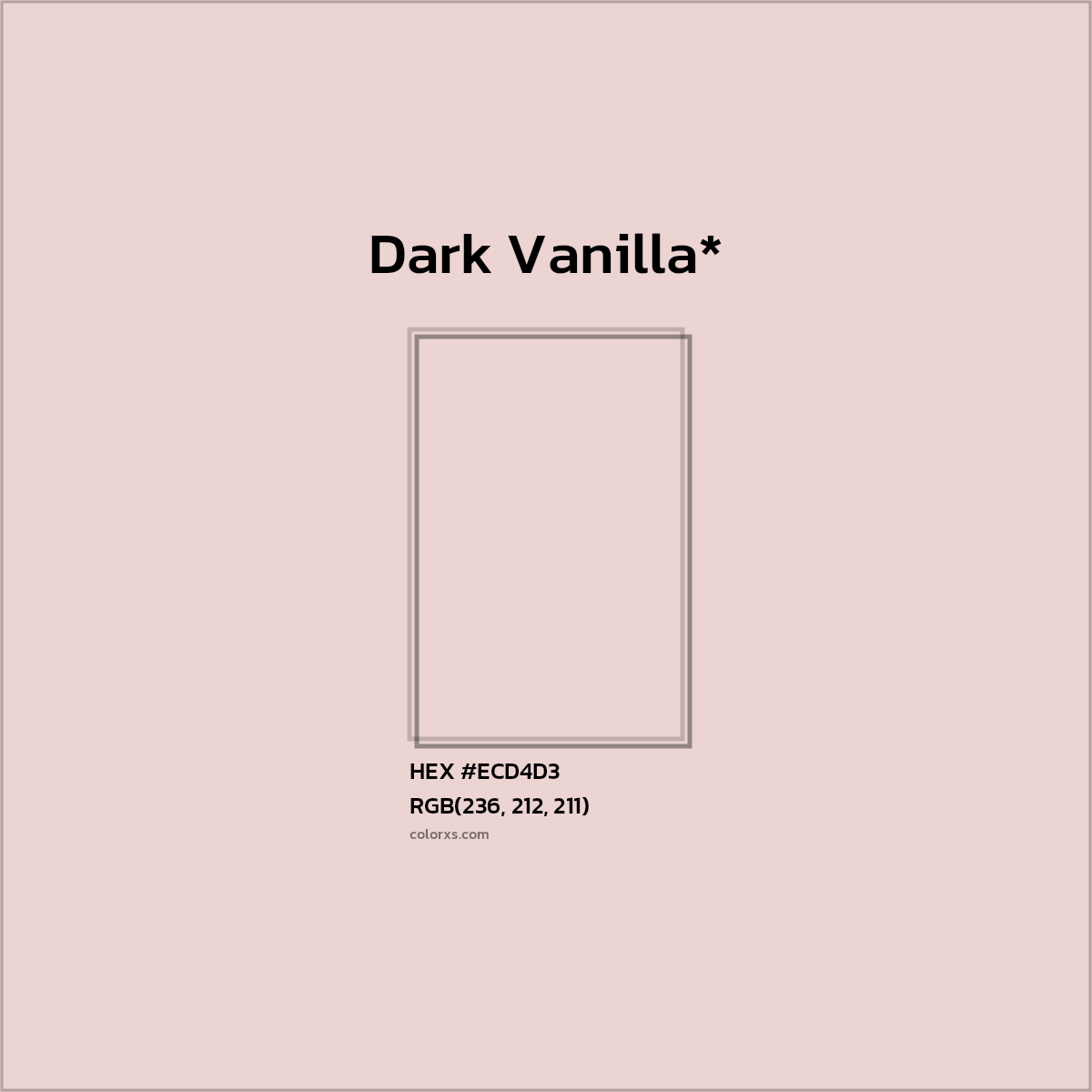 HEX #ECD4D3 Color Name, Color Code, Palettes, Similar Paints, Images