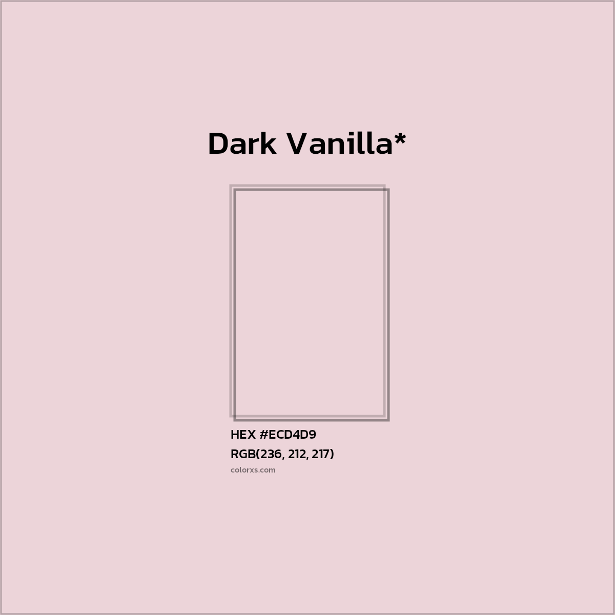 HEX #ECD4D9 Color Name, Color Code, Palettes, Similar Paints, Images