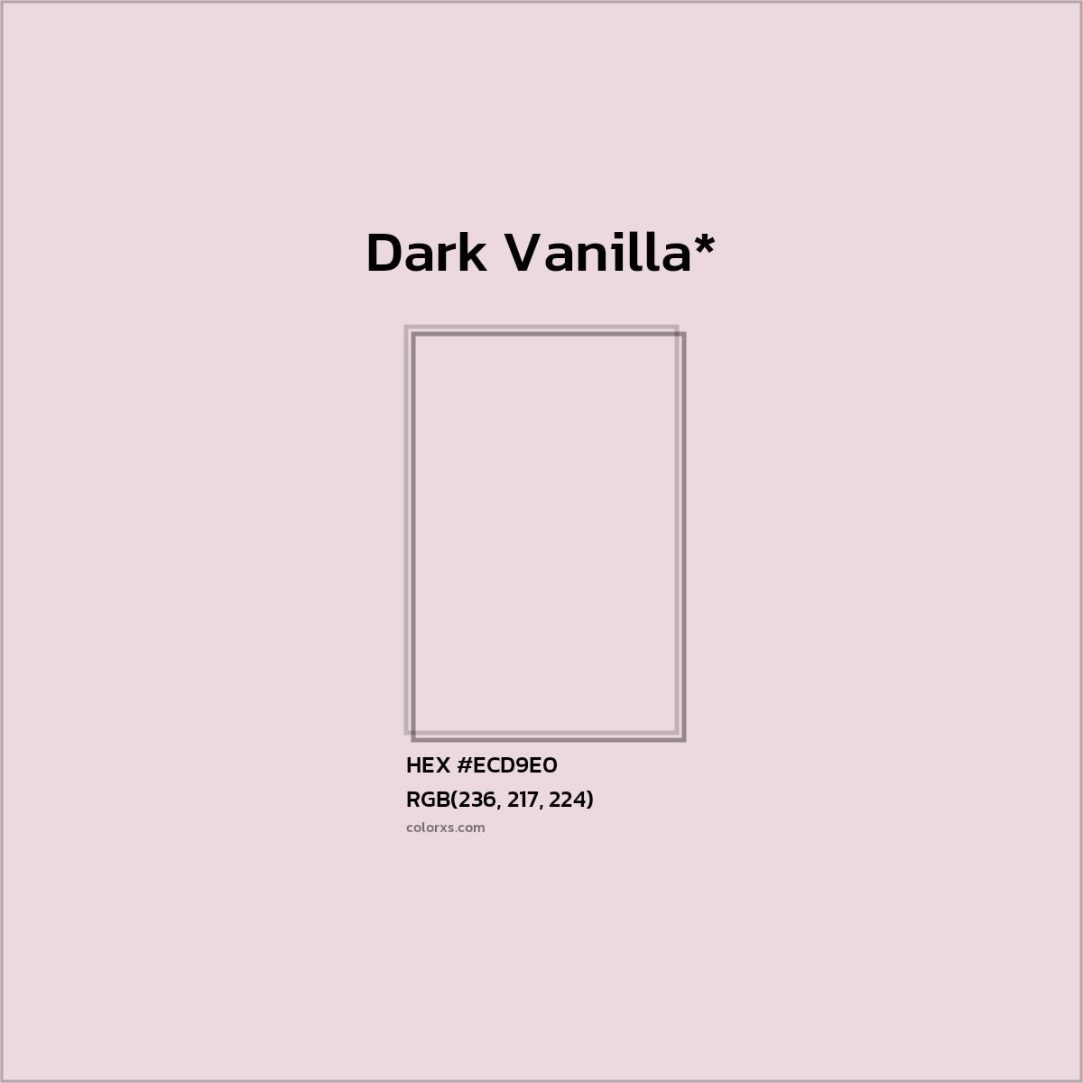 HEX #ECD9E0 Color Name, Color Code, Palettes, Similar Paints, Images
