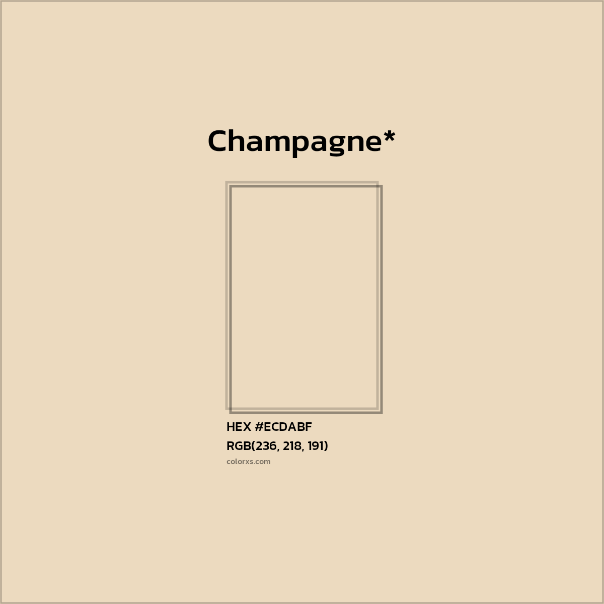 HEX #ECDABF Color Name, Color Code, Palettes, Similar Paints, Images