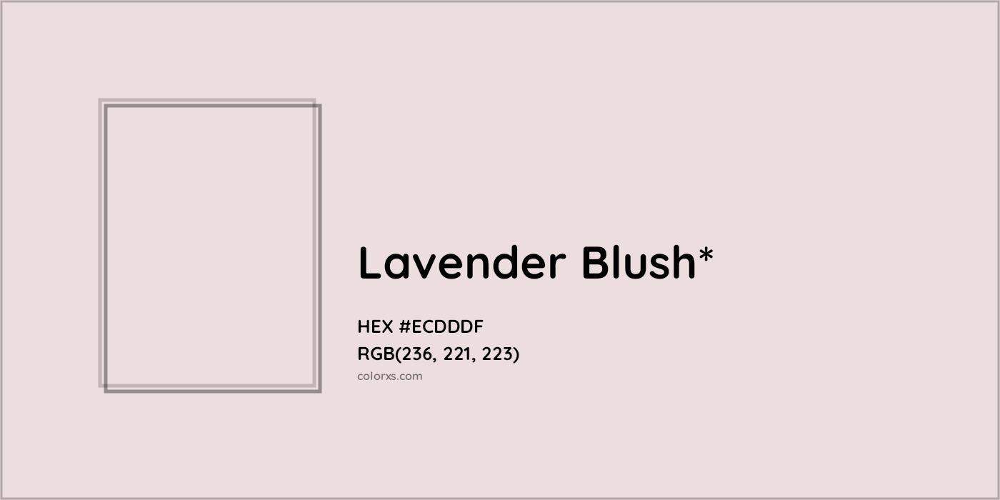 HEX #ECDDDF Color Name, Color Code, Palettes, Similar Paints, Images