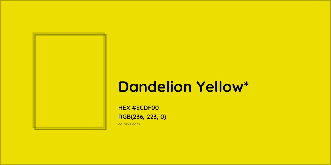 HEX #ECDF00 Color Name, Color Code, Palettes, Similar Paints, Images