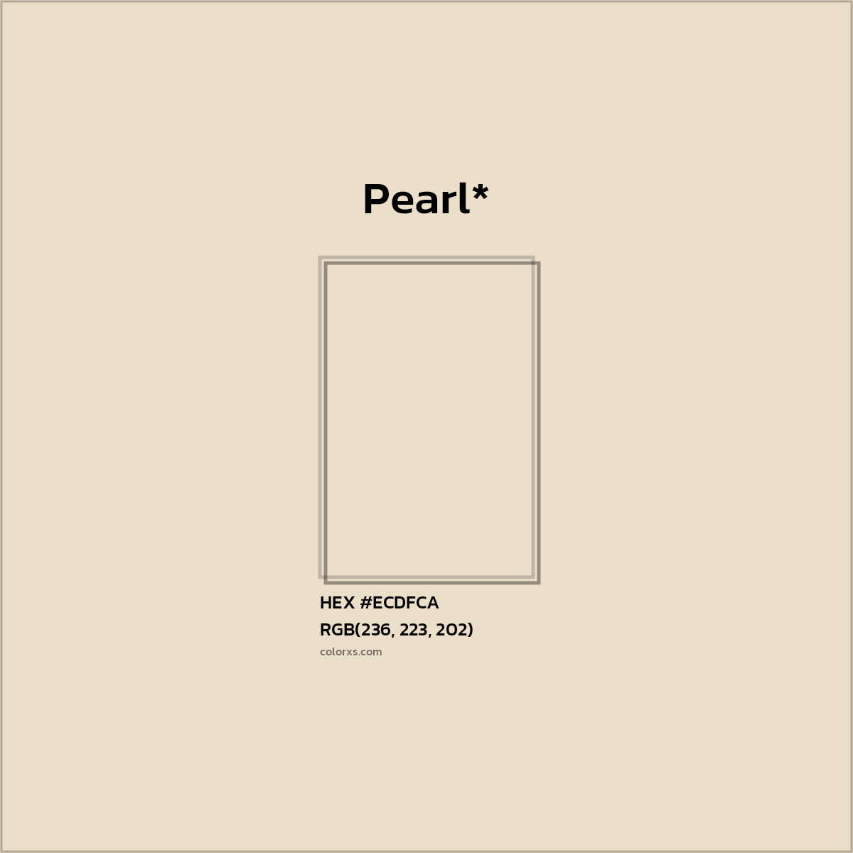 HEX #ECDFCA Color Name, Color Code, Palettes, Similar Paints, Images