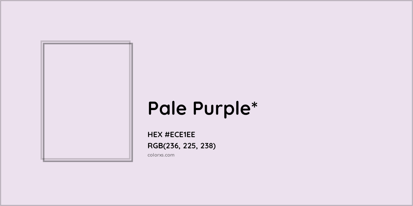 HEX #ECE1EE Color Name, Color Code, Palettes, Similar Paints, Images