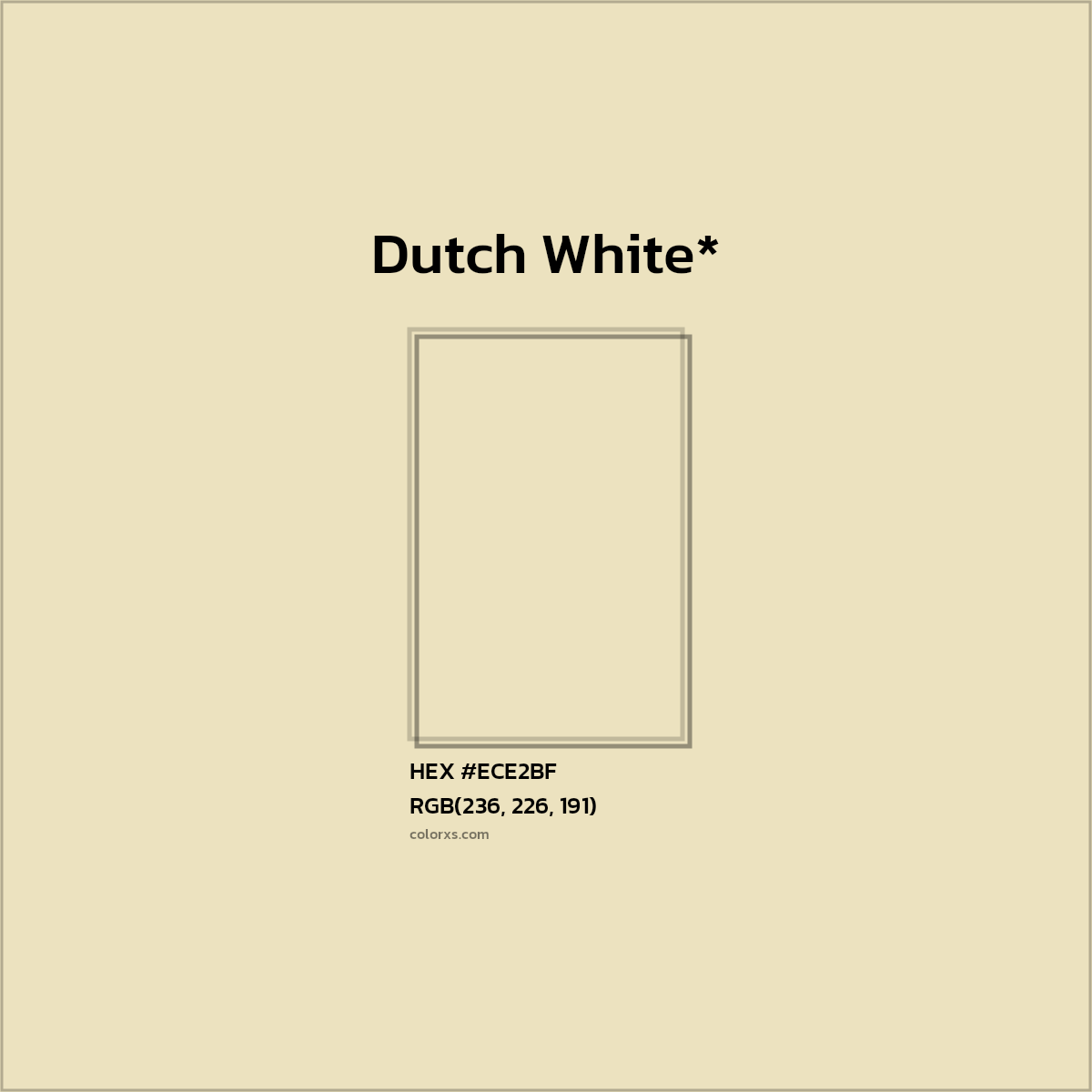 HEX #ECE2BF Color Name, Color Code, Palettes, Similar Paints, Images