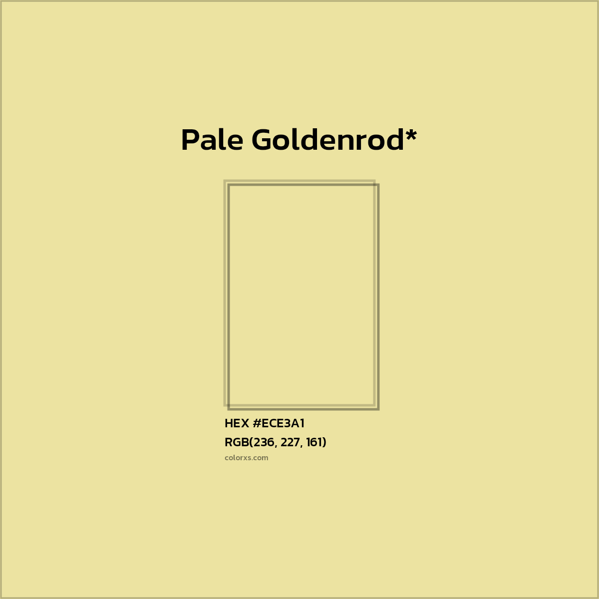 HEX #ECE3A1 Color Name, Color Code, Palettes, Similar Paints, Images