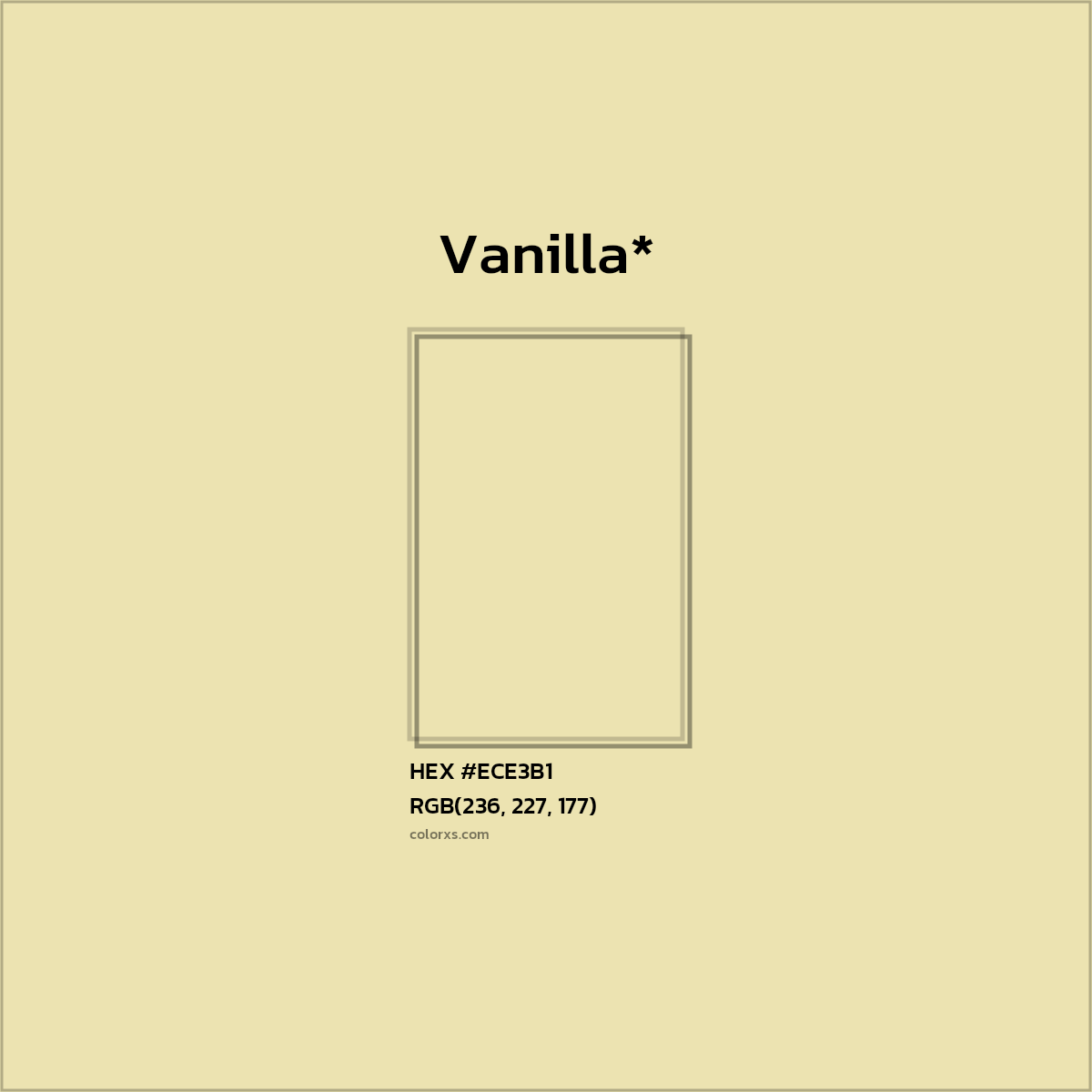 HEX #ECE3B1 Color Name, Color Code, Palettes, Similar Paints, Images
