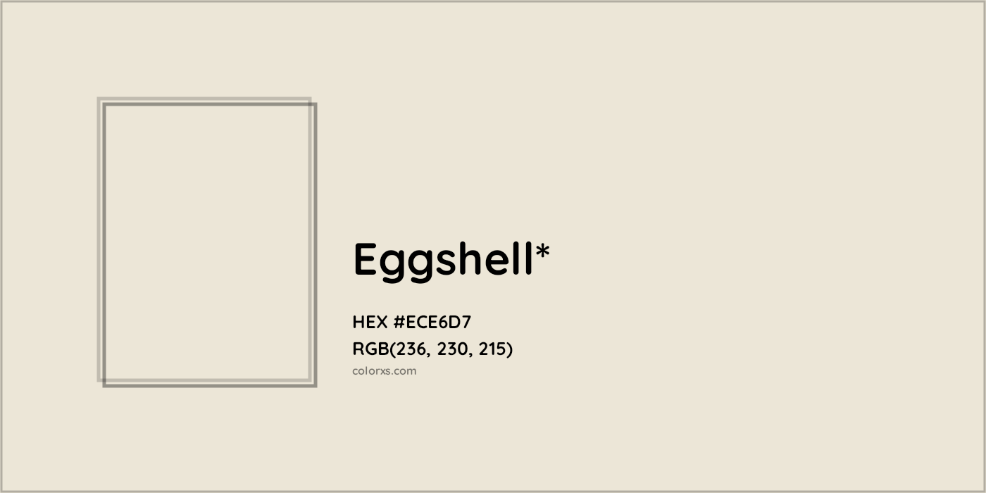 HEX #ECE6D7 Color Name, Color Code, Palettes, Similar Paints, Images