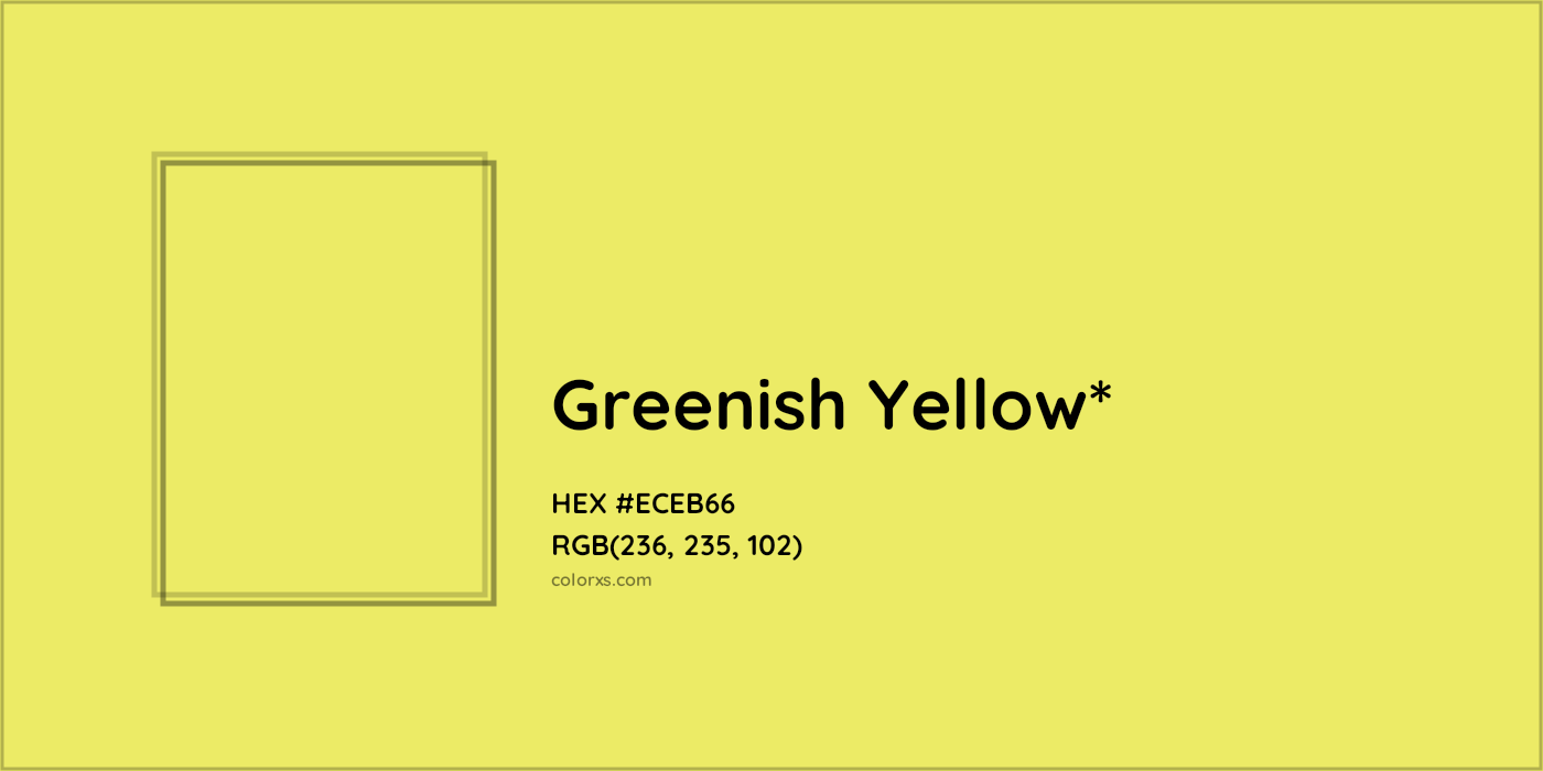 HEX #ECEB66 Color Name, Color Code, Palettes, Similar Paints, Images