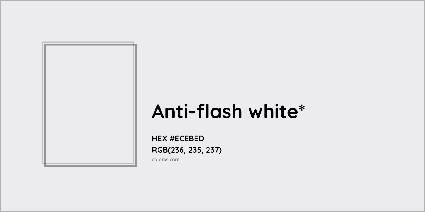 HEX #ECEBED Color Name, Color Code, Palettes, Similar Paints, Images