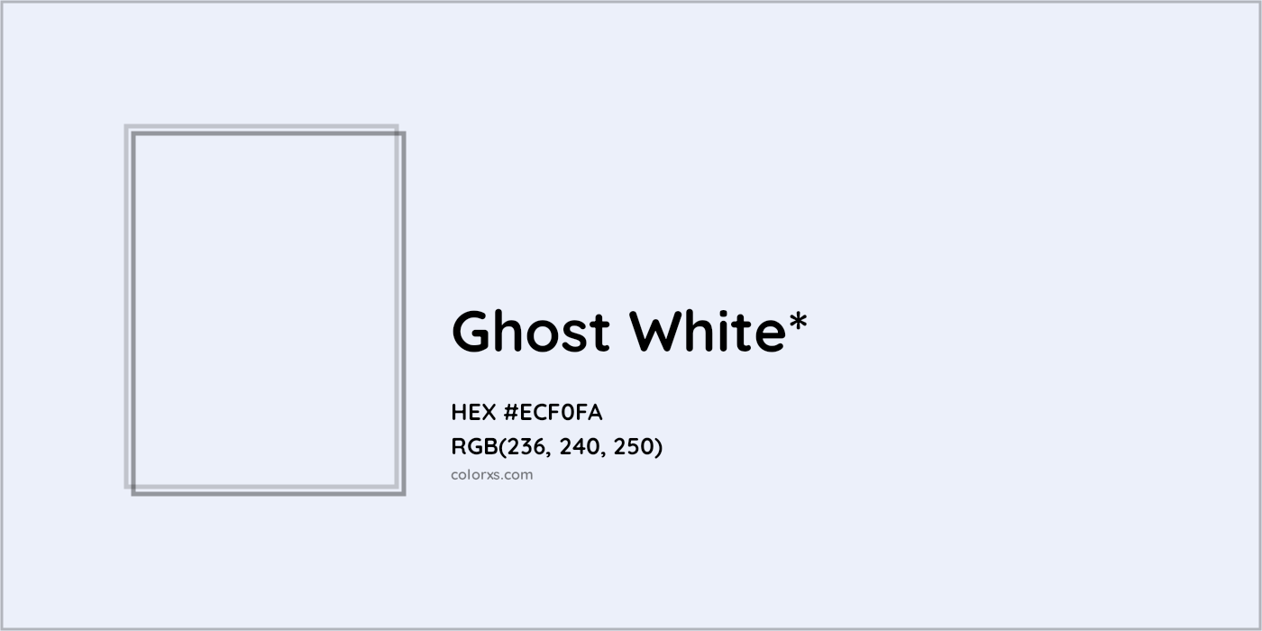 HEX #ECF0FA Color Name, Color Code, Palettes, Similar Paints, Images