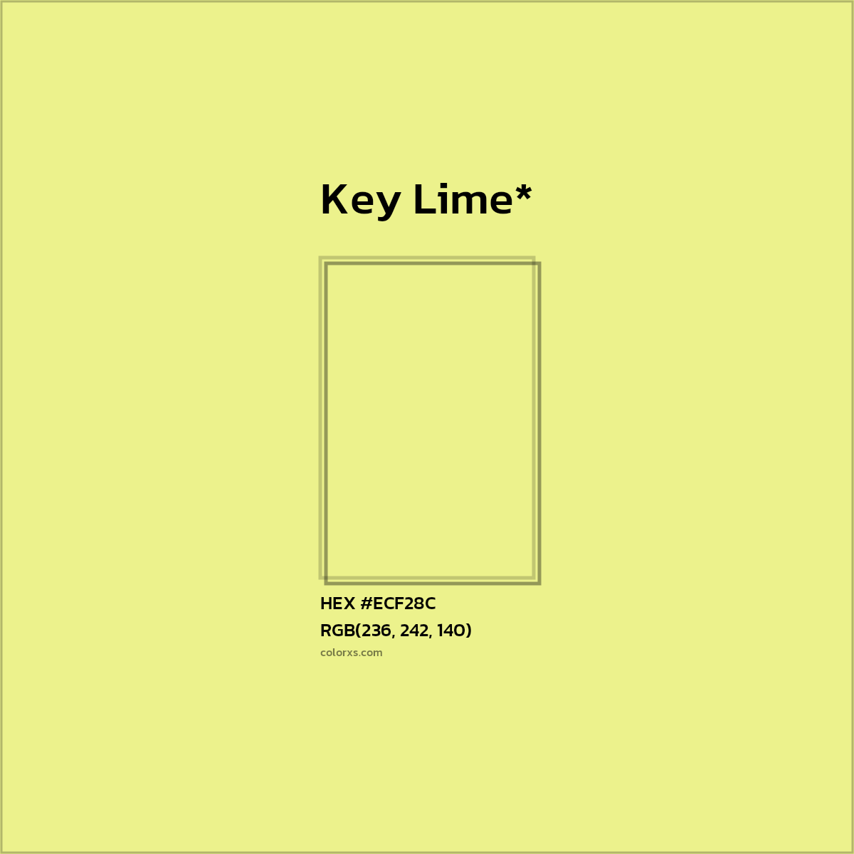 HEX #ECF28C Color Name, Color Code, Palettes, Similar Paints, Images