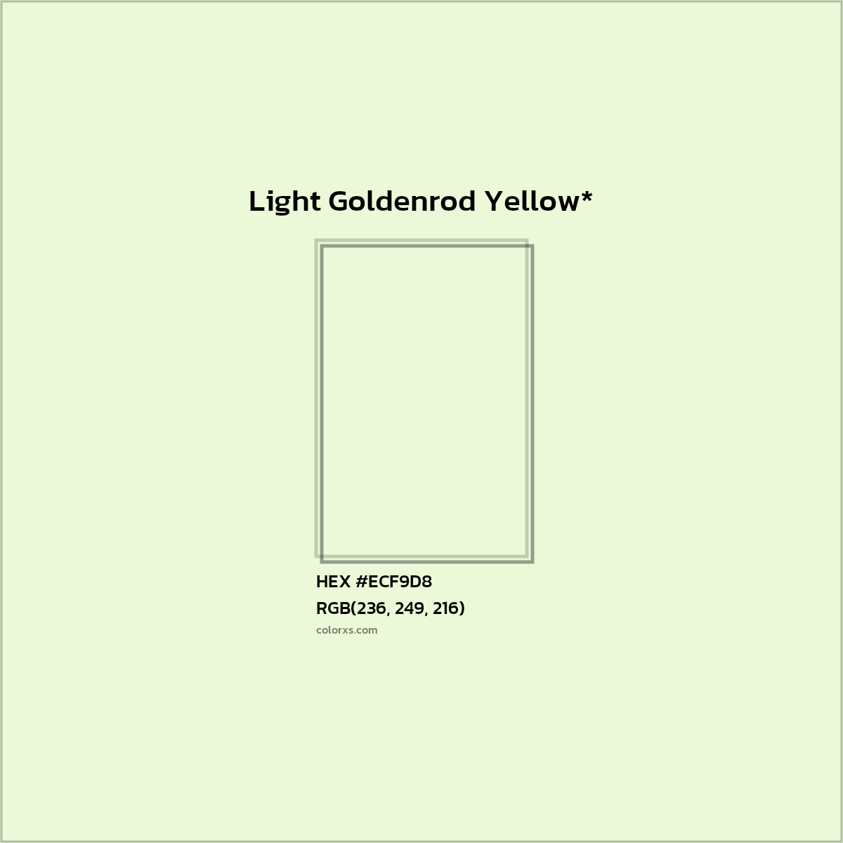 HEX #ECF9D8 Color Name, Color Code, Palettes, Similar Paints, Images