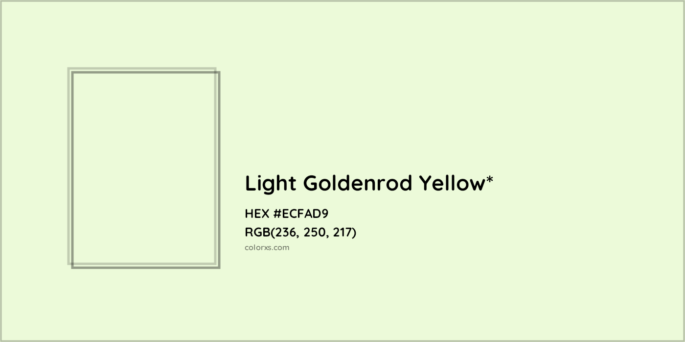 HEX #ECFAD9 Color Name, Color Code, Palettes, Similar Paints, Images