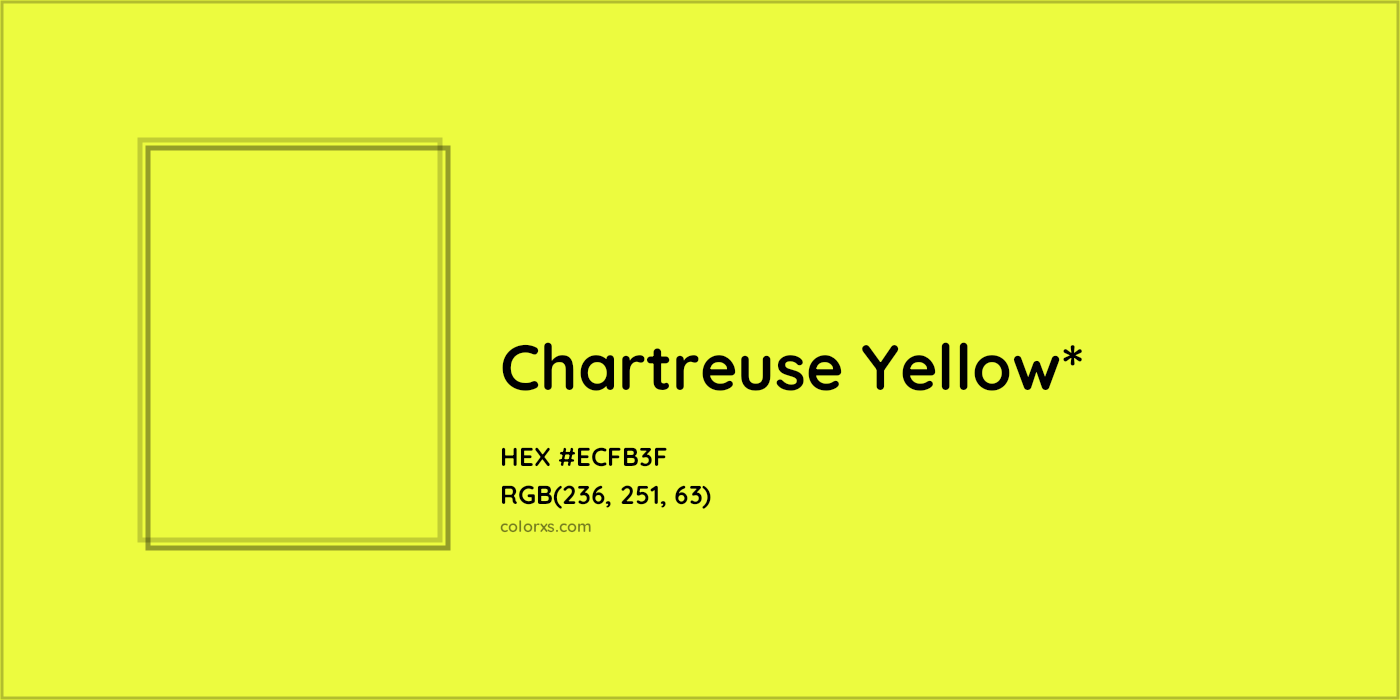 HEX #ECFB3F Color Name, Color Code, Palettes, Similar Paints, Images