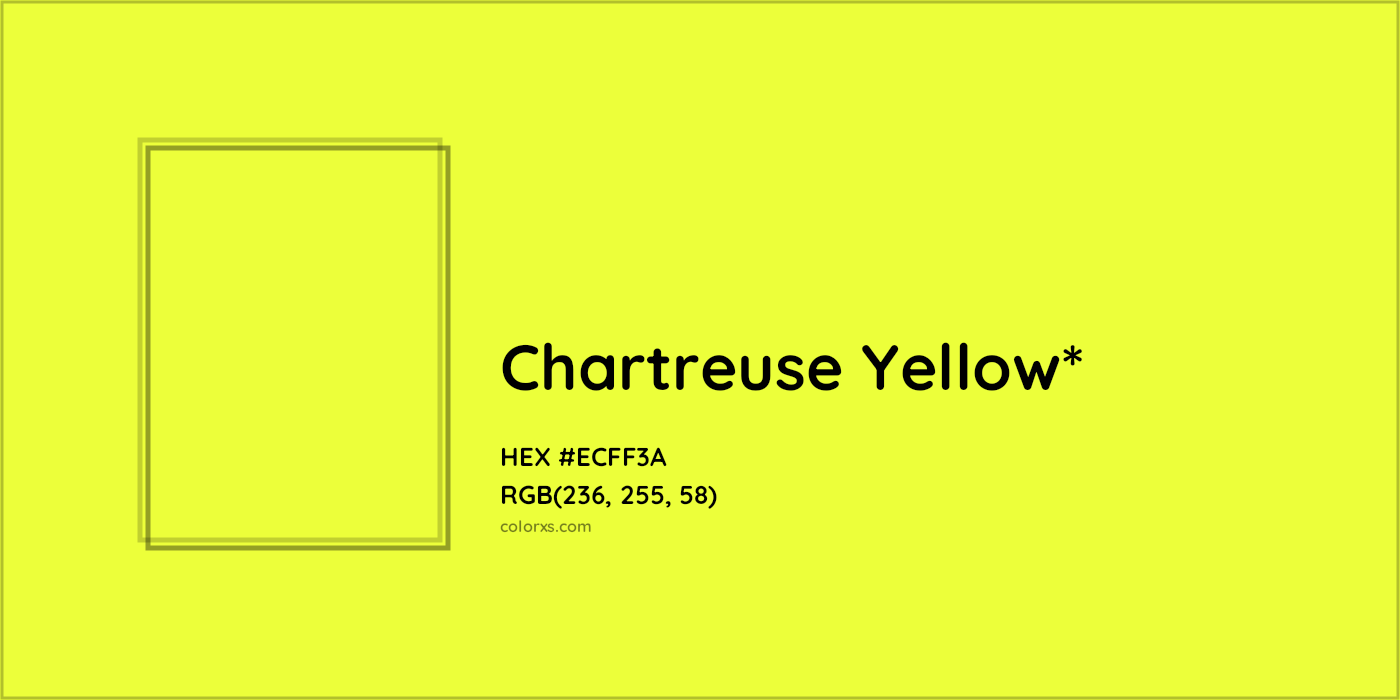 HEX #ECFF3A Color Name, Color Code, Palettes, Similar Paints, Images