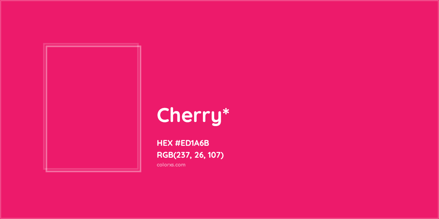 HEX #ED1A6B Color Name, Color Code, Palettes, Similar Paints, Images