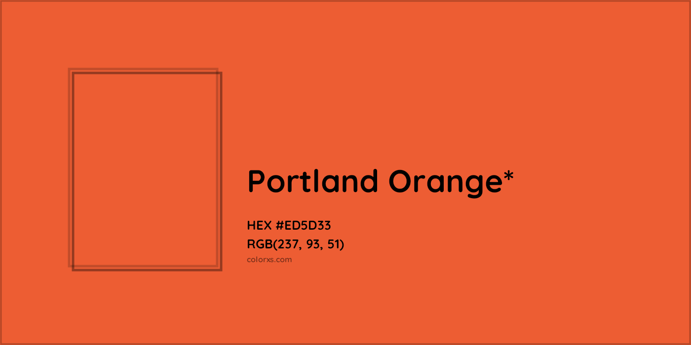 HEX #ED5D33 Color Name, Color Code, Palettes, Similar Paints, Images