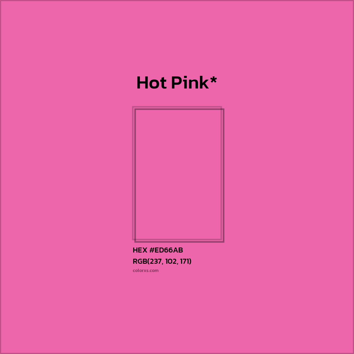 HEX #ED66AB Color Name, Color Code, Palettes, Similar Paints, Images