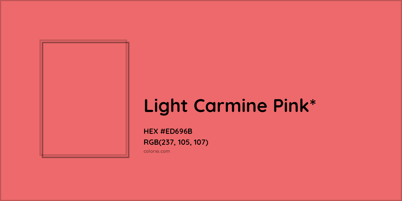 HEX #ED696B Color Name, Color Code, Palettes, Similar Paints, Images