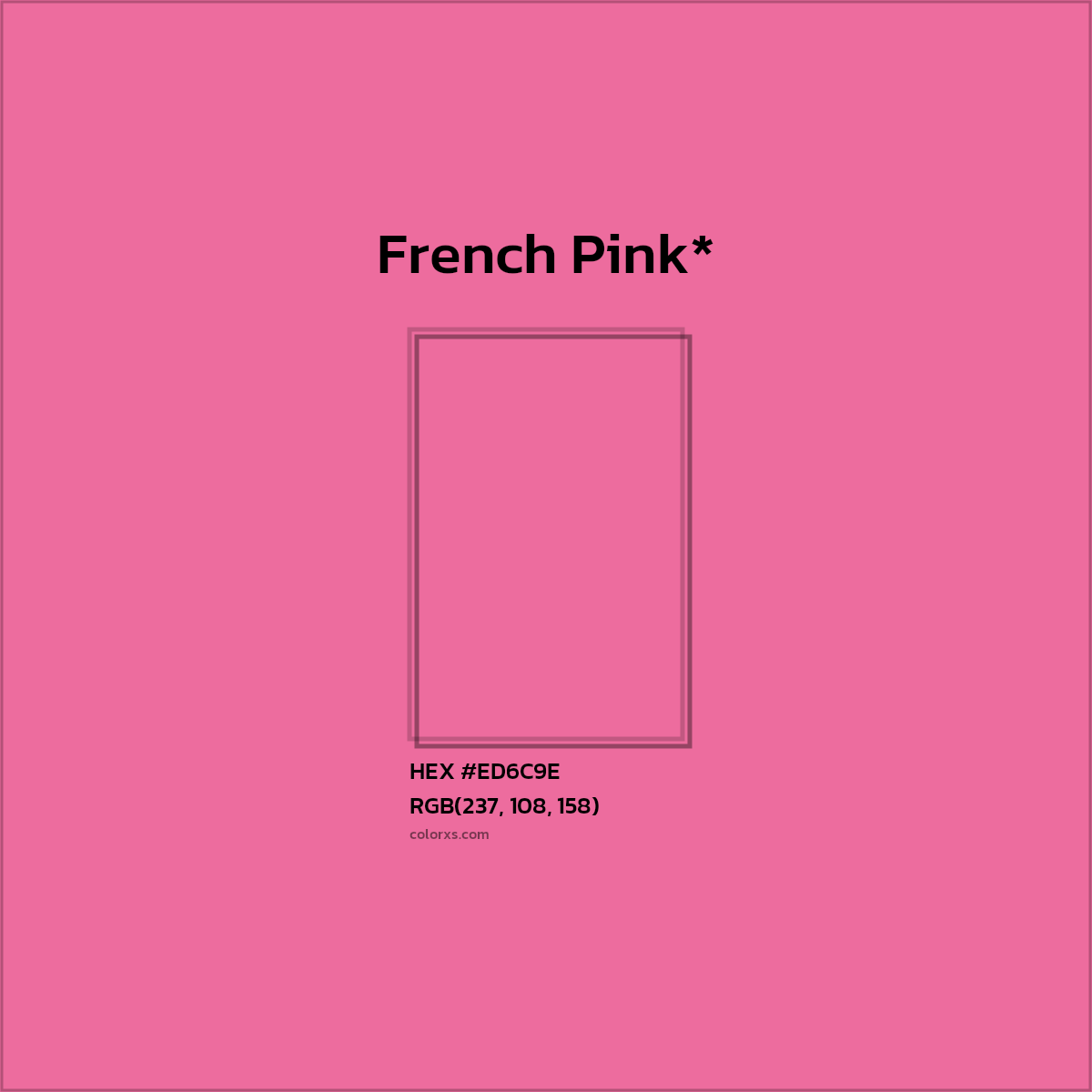 HEX #ED6C9E Color Name, Color Code, Palettes, Similar Paints, Images