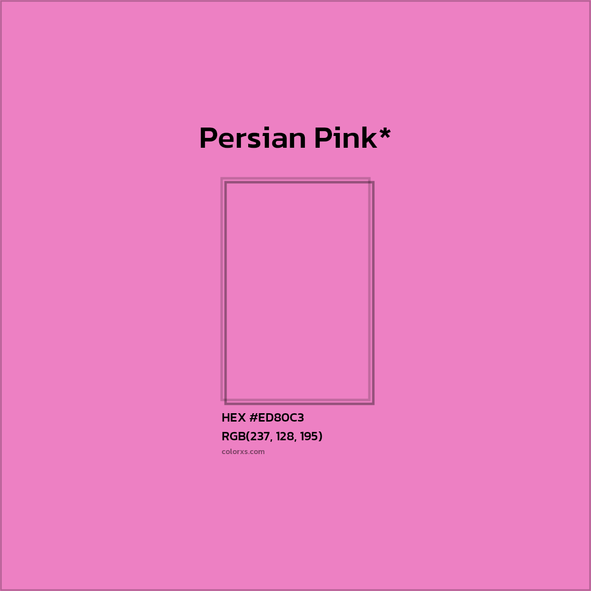 HEX #ED80C3 Color Name, Color Code, Palettes, Similar Paints, Images