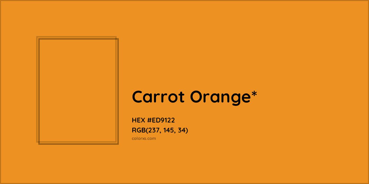 HEX #ED9122 Color Name, Color Code, Palettes, Similar Paints, Images