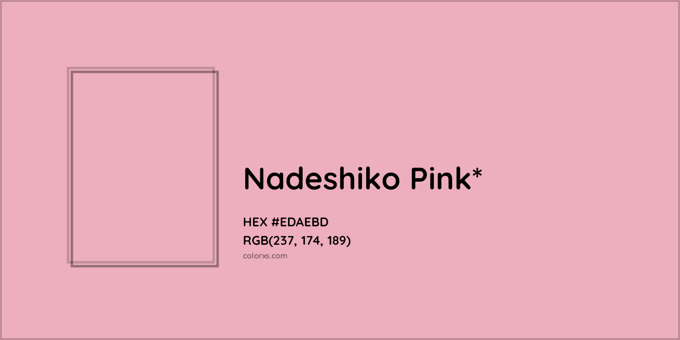 HEX #EDAEBD Color Name, Color Code, Palettes, Similar Paints, Images
