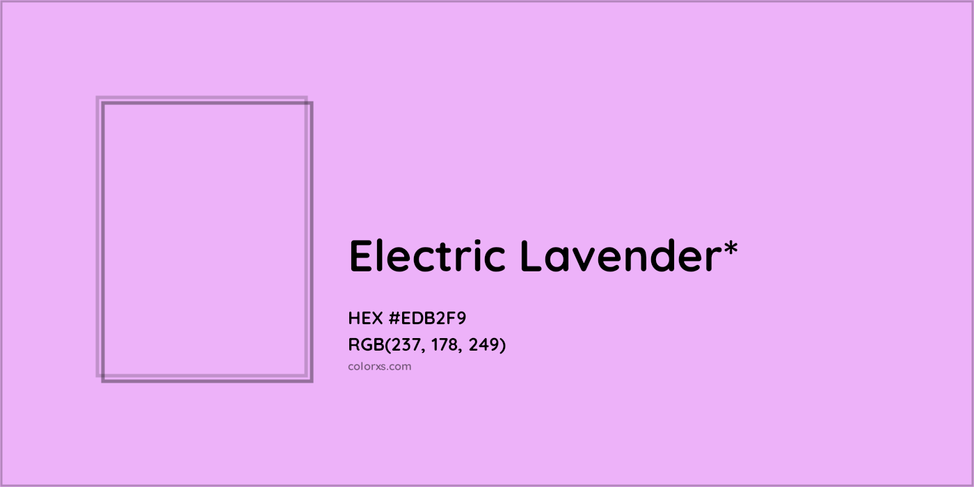 HEX #EDB2F9 Color Name, Color Code, Palettes, Similar Paints, Images
