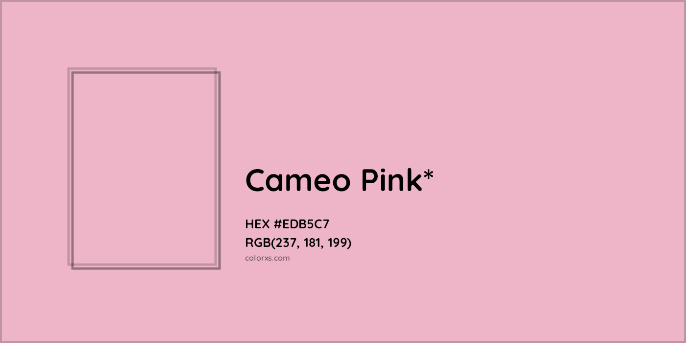 HEX #EDB5C7 Color Name, Color Code, Palettes, Similar Paints, Images