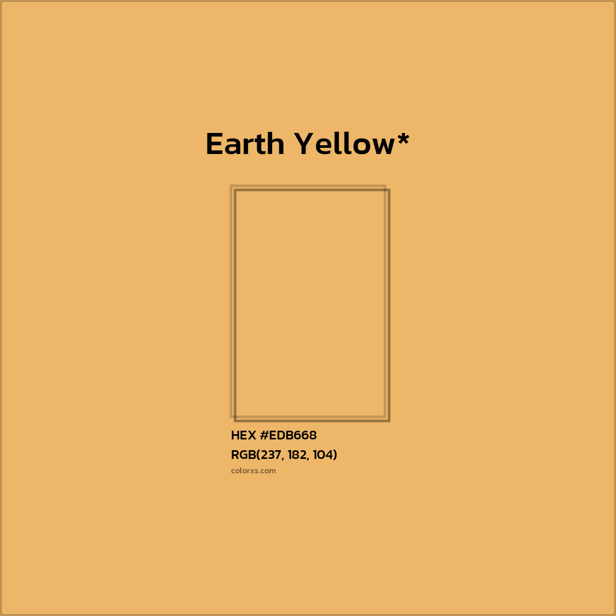 HEX #EDB668 Color Name, Color Code, Palettes, Similar Paints, Images