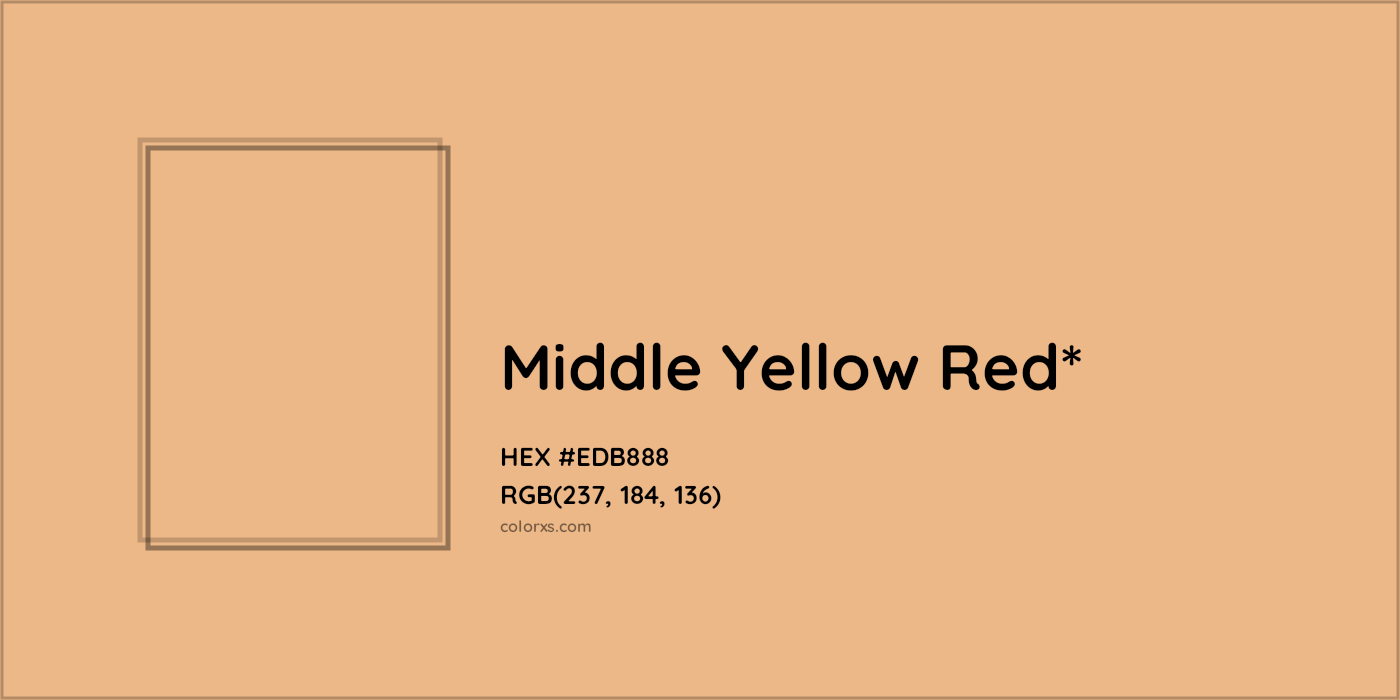 HEX #EDB888 Color Name, Color Code, Palettes, Similar Paints, Images