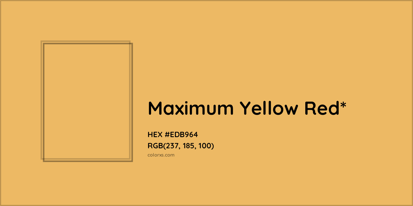 HEX #EDB964 Color Name, Color Code, Palettes, Similar Paints, Images
