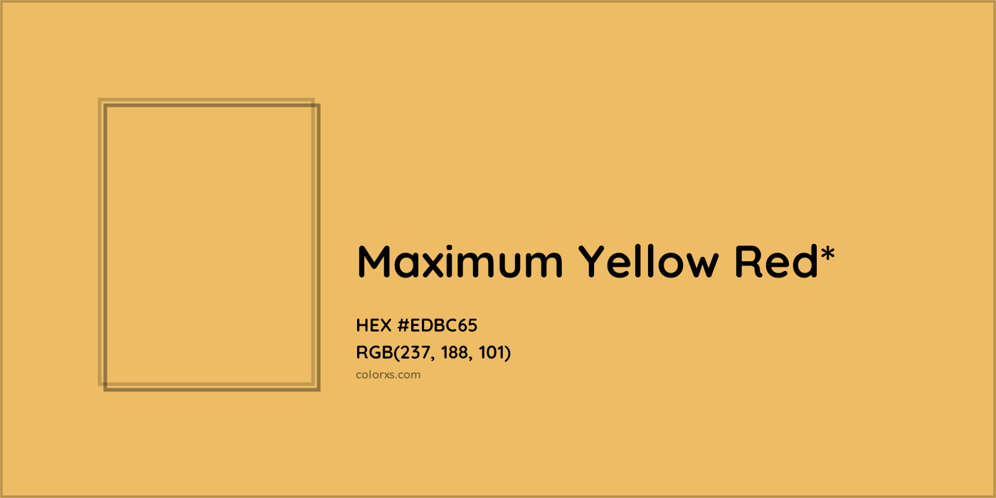 HEX #EDBC65 Color Name, Color Code, Palettes, Similar Paints, Images