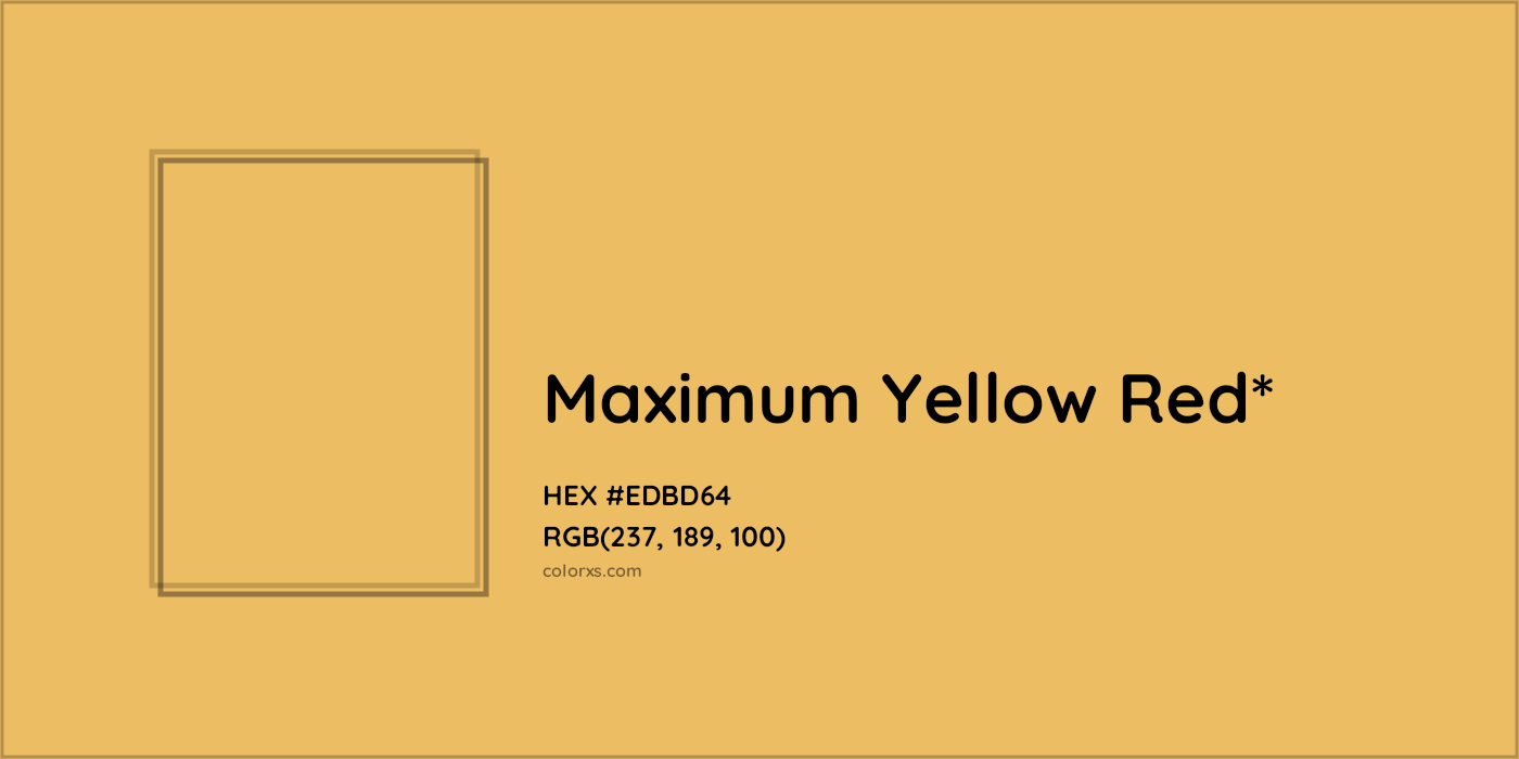 HEX #EDBD64 Color Name, Color Code, Palettes, Similar Paints, Images