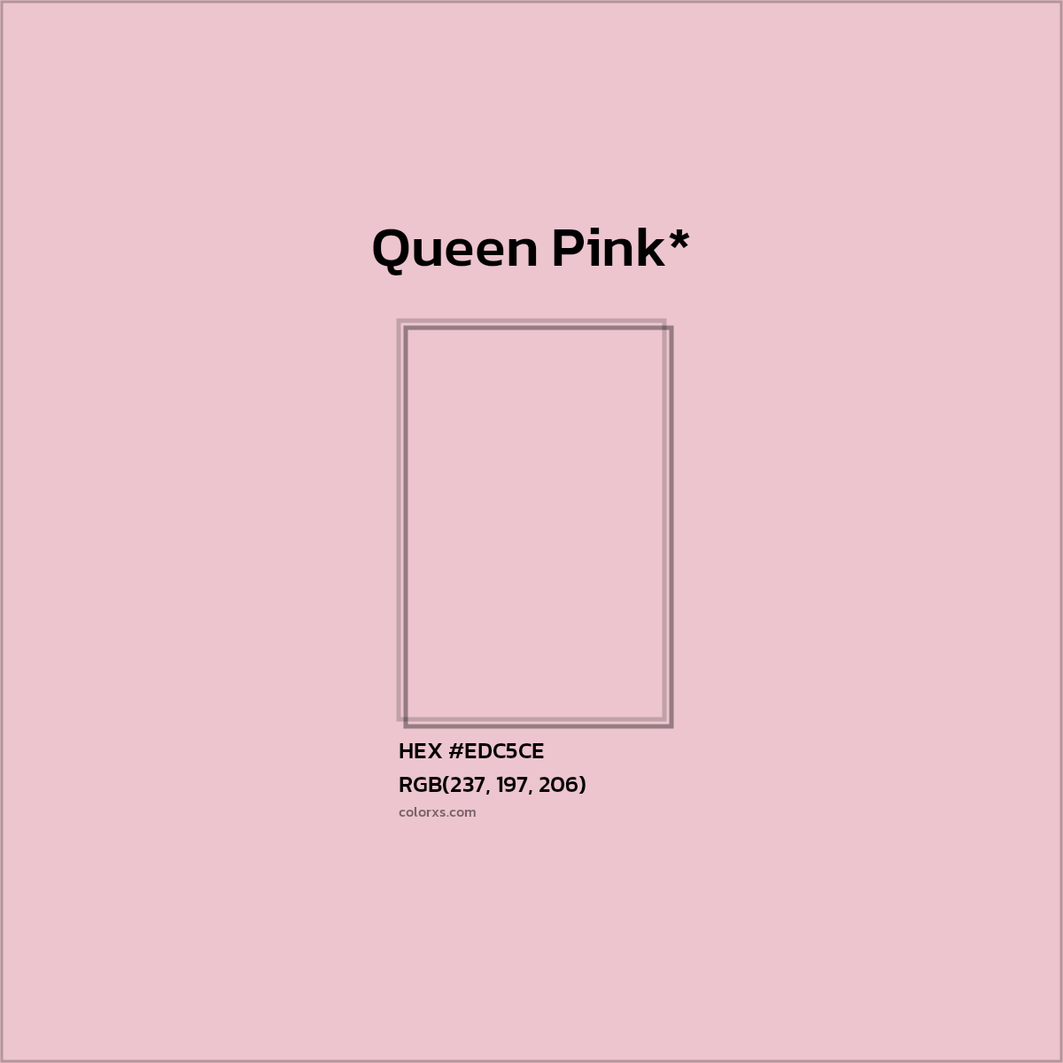 HEX #EDC5CE Color Name, Color Code, Palettes, Similar Paints, Images