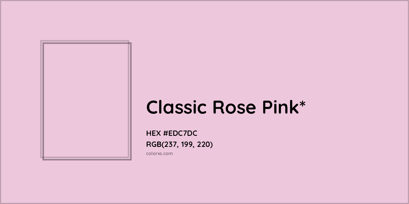 HEX #EDC7DC Color Name, Color Code, Palettes, Similar Paints, Images