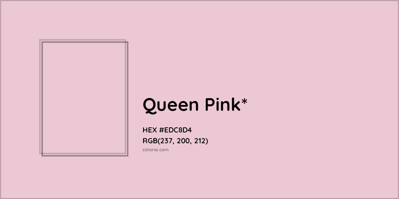 HEX #EDC8D4 Color Name, Color Code, Palettes, Similar Paints, Images