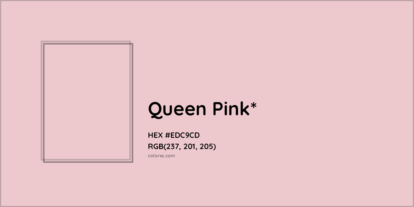 HEX #EDC9CD Color Name, Color Code, Palettes, Similar Paints, Images