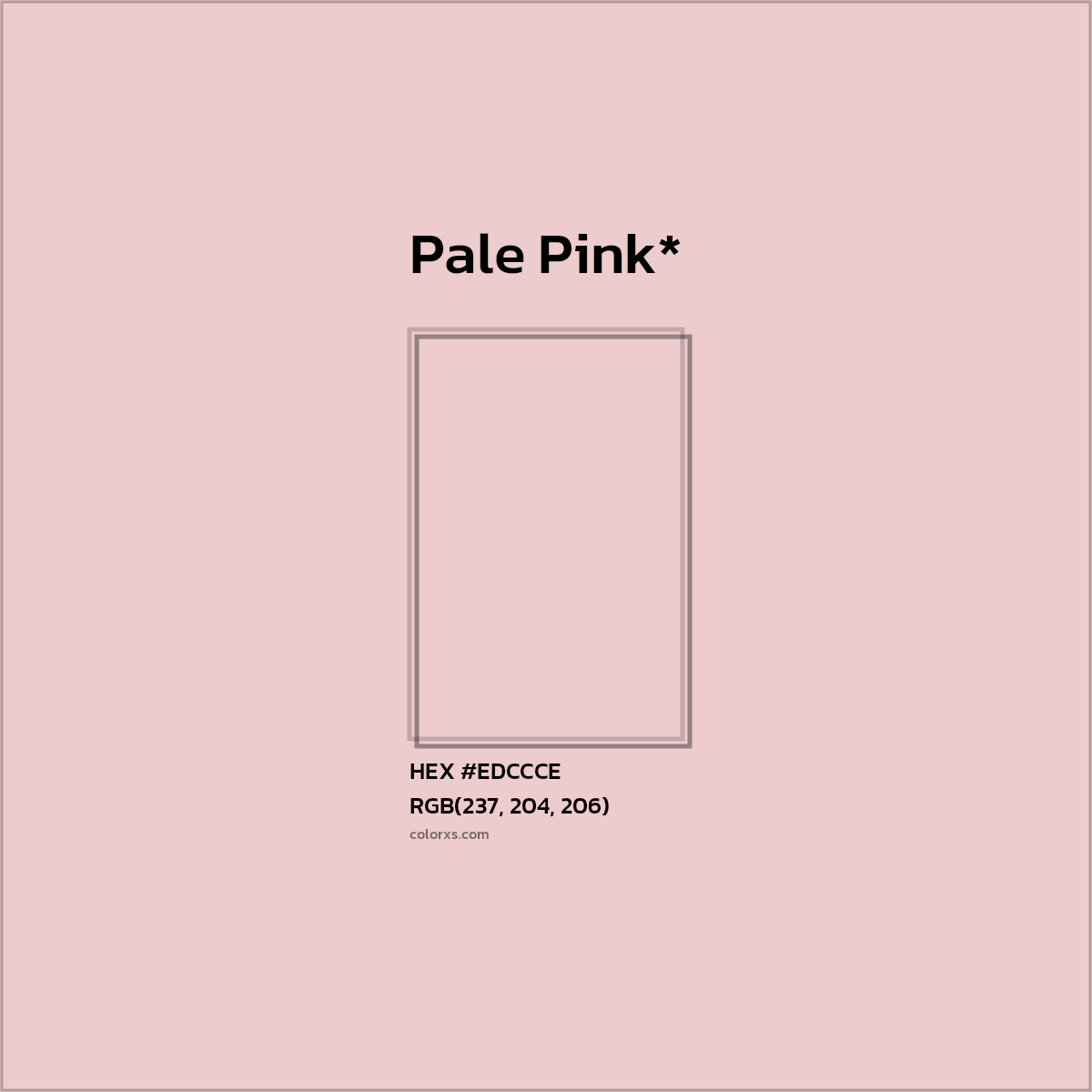 HEX #EDCCCE Color Name, Color Code, Palettes, Similar Paints, Images